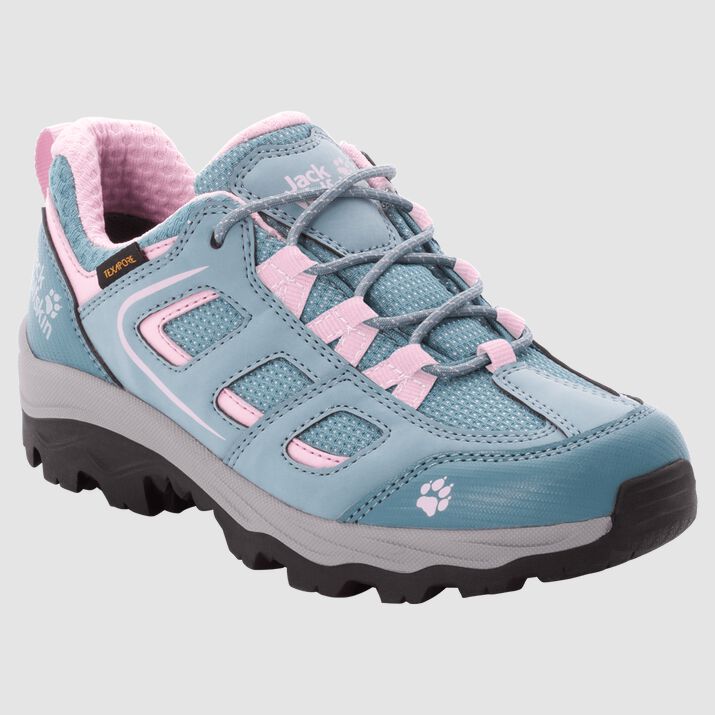 Jack Wolfskin Kids Vojo Texapore Low Hiking Shoes Grey Pink 170423DUR